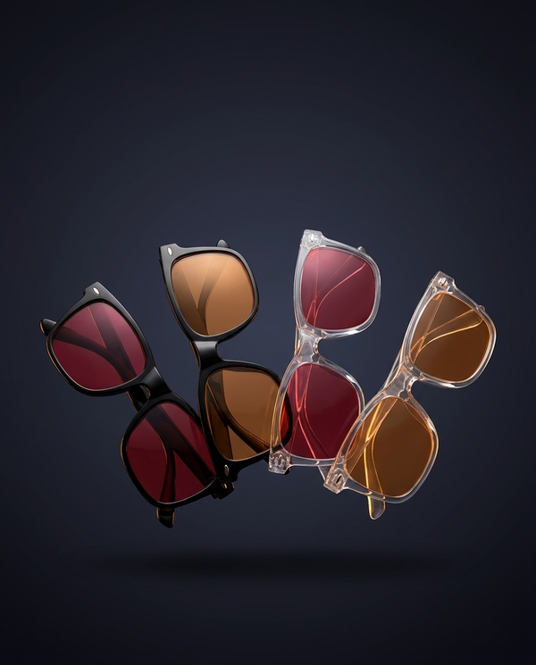 Rouza Glow blue light glasses, all colors